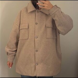 Women’s Tan Wool Jacket